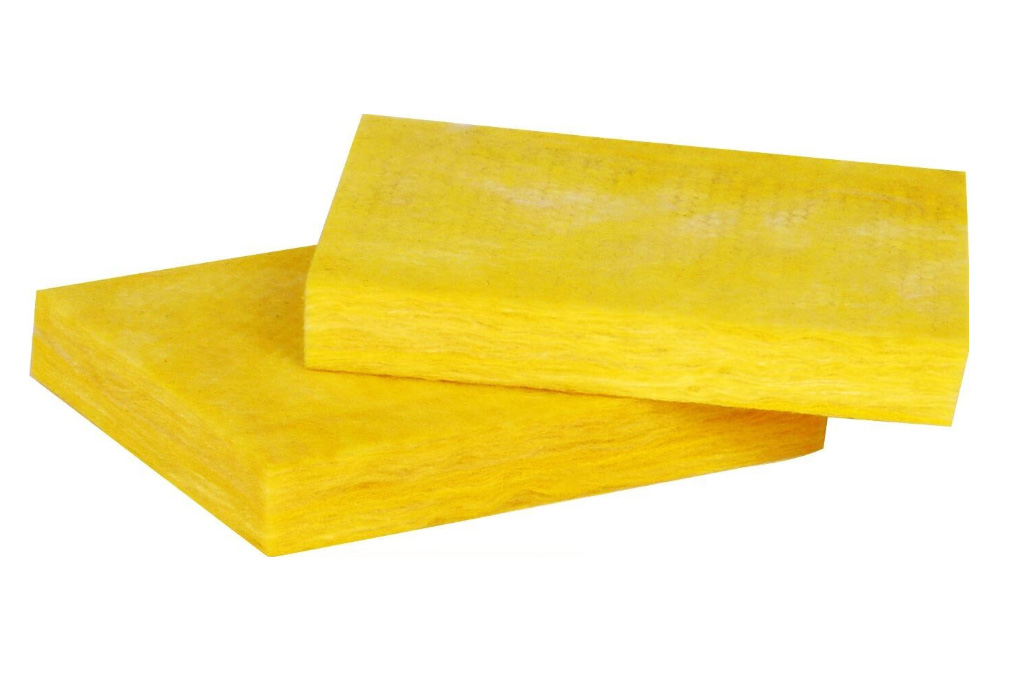 High temperature resistant glass wool products