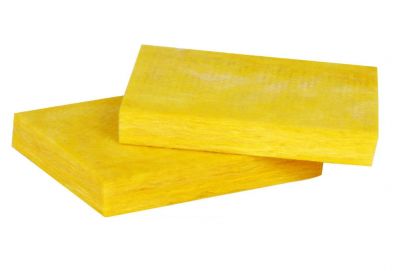 High temperature resistant glass wool products