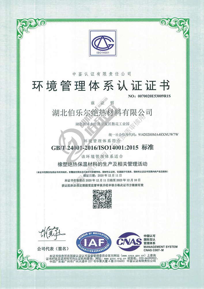 IS014001 Environmental Management System Certification